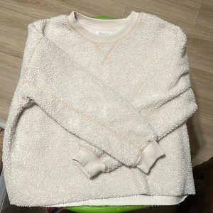 Great shape AE sweatshirt - medium . Sherpa on outside